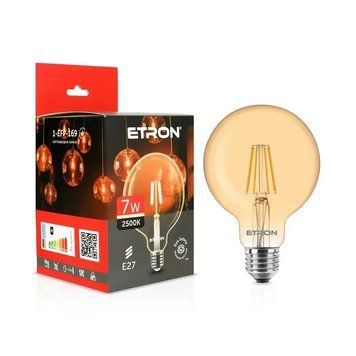 Світлодіодна лампа Etron Gold 1-EFP-169 7Вт E27 2500K золото