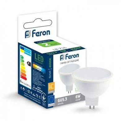 Світлодіодна лампа Feron LB-716 6W G5.3 4000K