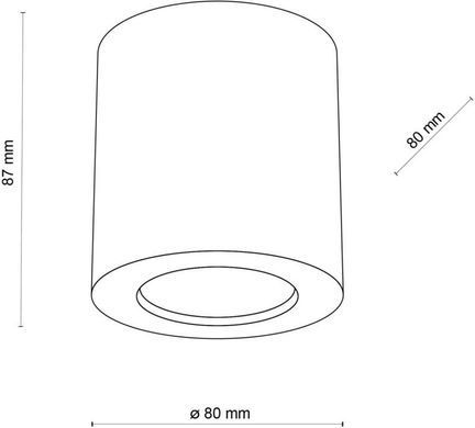 Точковий накладний світильник TK LIGHTING 10121 EVE