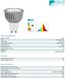 Світлодіодна лампа Eglo 11452 MR16 6W 3000k 220V GU10 Dimmable