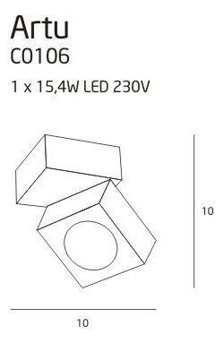Точковий накладний світильник Maxlight C0106 Artu