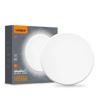 LED світильник настінний IP65 VIDEX (WL03) 18W 3000K-4000K-6500K White арт. 28765