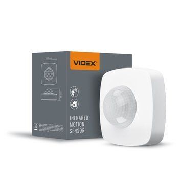 Датчик руху та освітленості VIDEX 220V 1200W інфрачервоний (VL-SPC24W) арт. 26150