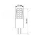 Светодиодная лампа VIDEX G4C 12V 2W G4 4100K 200&deg;  (VL-G4C-02124) арт. 24633