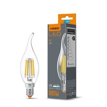Декоративная лампа Videx 25796 NeoClassic Series VL-C37Ft-06144, CA37 6W 4100K E14, 360&deg;