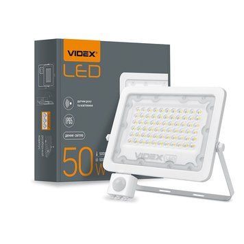 Прожектор Videx 26266 VL-F2e505W-S, 50 Вт, 5000 лм, 5000K