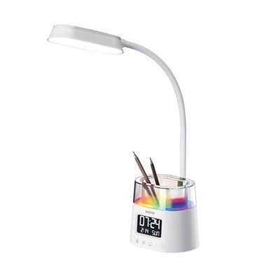 Светодиодная настольная лампа Intelite Desk Lamp 10W WH RGB Pen holder Calendar