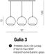 Люстра-підвіс Azzardo Gulia 3 FH5953-ACA-120-WH (AZ0638)