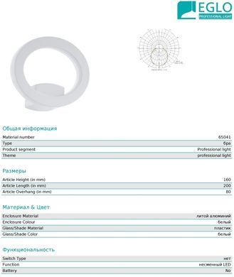 Вулична підсвітка фасаду Eglo 65041 Emollio