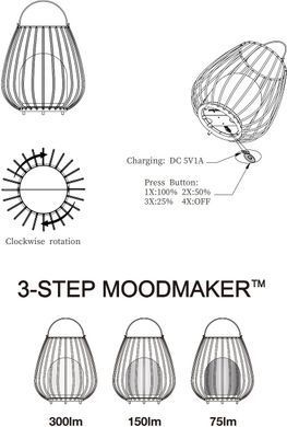 Декоративный уличный светильник Nordlux Jim To Go 2218105027