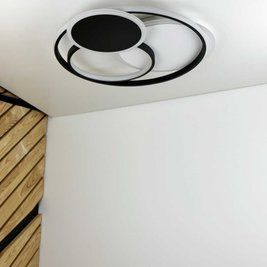 Світильник LED smart Violux SPINER+пульт 100W чорний круг Violux 220515