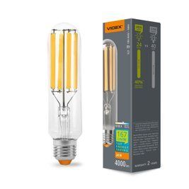 LED лампа VIDEX Filament T38F 24W E27 5000K (VL-T38F-24275) арт. 28449