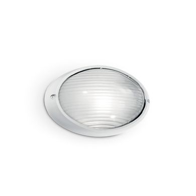 Настенный уличный светильник Ideal lux Mike-50 AP1 Small Bianco (66899)