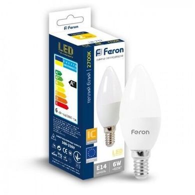 Світлодіодна лампа Feron LB-737 6W E14 2700K