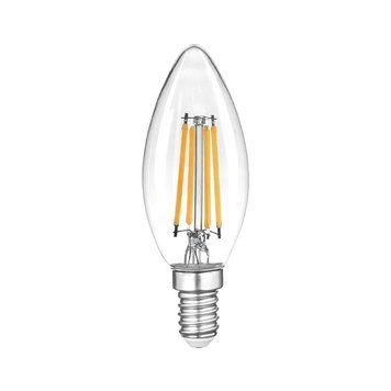 Лампа LED FILAMENT С37 6W E14 3000K VIOLUX