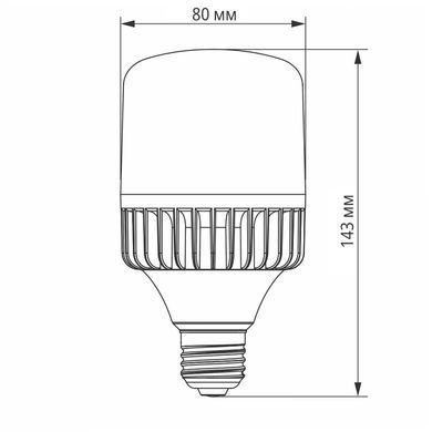 Світлодіодна лампа Videx 25002 VL-A80-30275, 30W 5000K E27, 200&deg;