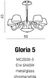 Люстра сучасна стельова Azzardo Gloria 5 MC2030-5 (AZ0175)