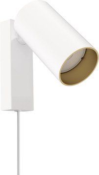 Бра спрямованого світла Nowodvorski 7773 MONO KINKIET I WHITE/GOLD Z PRZEWODEM PL
