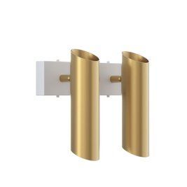 VL Sconce 2 32652 Светлая латунь/белый