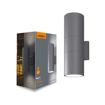 LED Світильник архітектурний AR082G IP54 VIDEX E27x2 (VL-AR082G) арт. 27005
