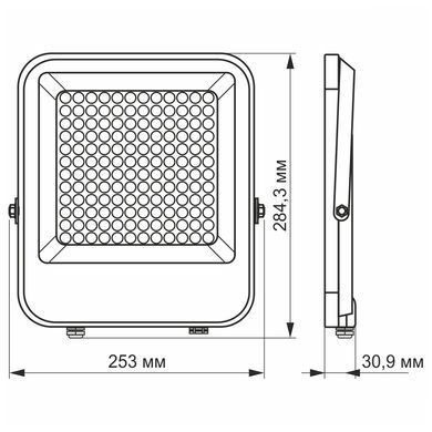 Прожектор Videx 25959 VL-F2-1005G, 100 Вт, 13000 лм, 5000K