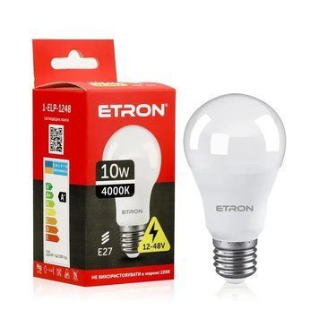 Світлодіодна лампа Etron 1-ELP-1248 10Вт E27 4200K