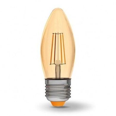 Декоративная лампа Videx Filament VL-C37FA 4W E27 2200K бронза