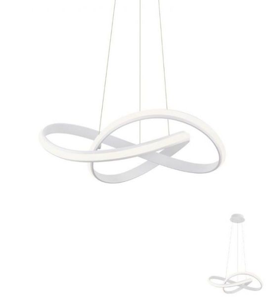 Люстра сучасна REDO 01-1782 NUCLEO White + Dimmable
