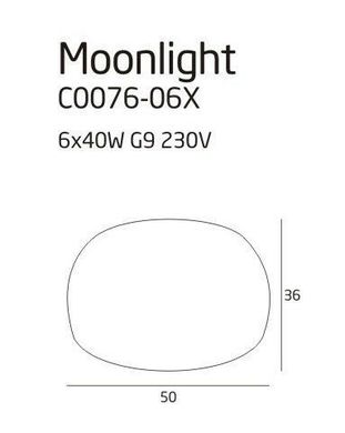 Люстра сучасна стельова Maxlight C0076-06X Moonlight