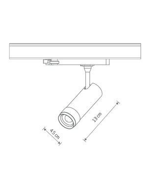 Трековий світильник Nowodvorski 12314 CTLS SPOT LED 10W 3000K