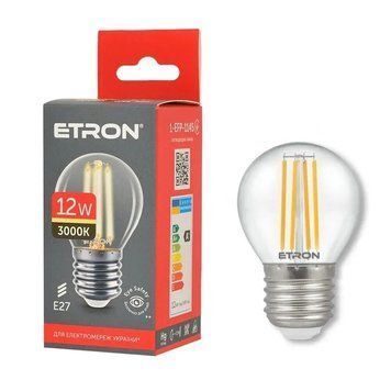 Світлодіодна лампа Etron Filament 1-EFP-1145 12Вт E27 3000K
