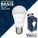 Лампа светодиодная BASIS A60 10W E27 3000K Violux