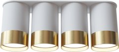 Точечный накладной светильник Pikart BP BLACK/WHITE GOLD 25606-4