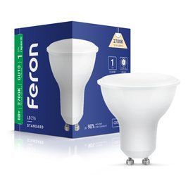 Світлодіодна лампа Feron 40186 LB-216, MR16 8W 2700K GU10, 120&deg;