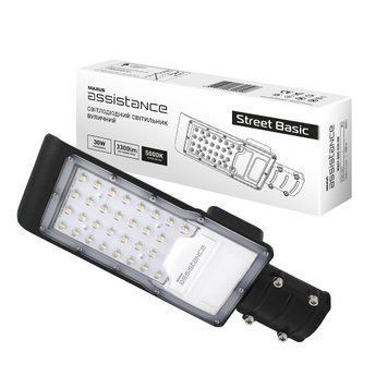 Уличный светильник Maxus assistance Street Basic 30W 850 GR