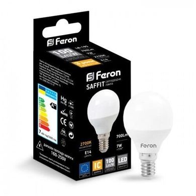 Світлодіодна лампа Feron LB-195 7W E14 2700K