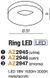 Стельовий світильник Azzardo AZ2947 Ring LED 3000K