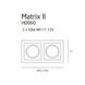 Точечный врезной светильник Maxlight H0060 Matrix II