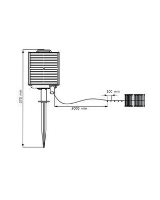 Уличный светильник Goldlux 330222 Solarny Lancuch