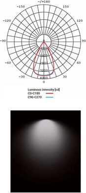 Точечный накладной светильник Nowodvorski 8724 CL IOS LED 40W 3000K 60° BLACK CN