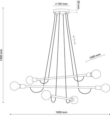 Хрустальная люстра TK LIGHTING 4953 HELIX