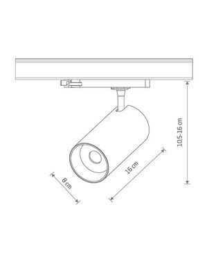 Трековий світильник Nowodvorski 12307 CTLS SPOT LED 30W 3000K