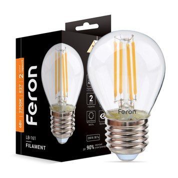 Декоративна лампа Feron 40078 LB-161, G45 6W 2700K E27, 360&deg;