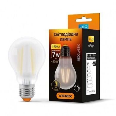 Декоративна лампа Videx Filament VL-A60FMD 7W E27 4100K