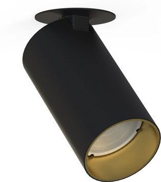 Точковий врізний світильник Nowodvorski 7688 MONO SURFACE I BLACK/GOLD PL