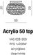 Современная потолочная люстра Azzardo Acrylio 50 Top VA5-026-500 (AZ0053)