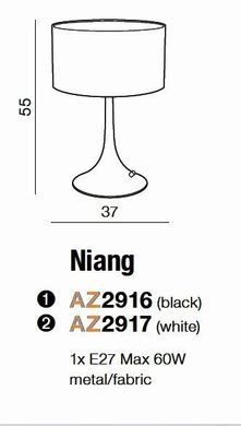 Декоративна настільна лампа Azzardo AZ2916 Niang