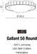 Стельовий світильник Azzardo Gallant 50 Round 1557-L (AZ1593)