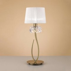 Декоративная настольная лампа Mantra 4736 LOEWE ANTIQUE BRASS